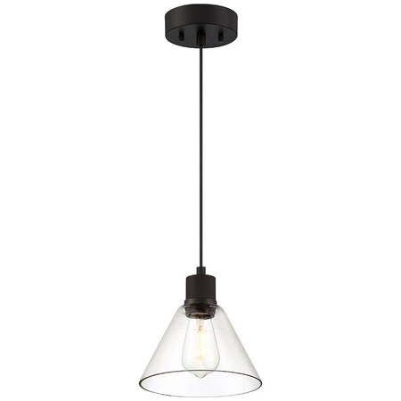 Access Lighting Port Nine Martini, Martini LED Pendant, Matte Black Finish, Clear Glass 63140LEDDLP-MBL/CLR